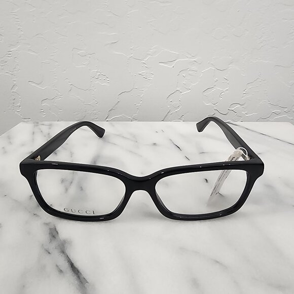 NWT GUCCI Womens Black Eyeglass Frames GG05158 No Case Retail $465 - Picture 1 of 11